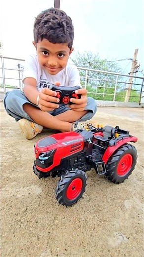 Mahindra Tractor Fully Remote Control Unboxing Video | CS Toy