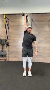 Dumbbell Single Arm Overhead Shrug