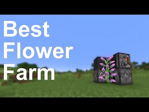 Best Flower Farm in Minecraft 1.19+ AFK (2-Tall flower farm)