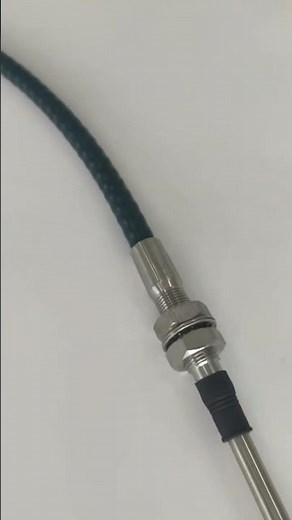 Heavy Duty Push-Pull Control Cable Assembly With Threaded End And U Fork