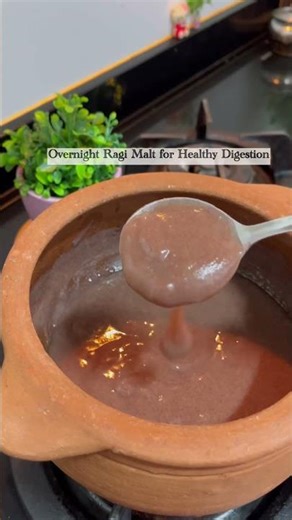Gut friendly drink🌱👍 #ytshorts #ragi #shortsfeed #trending #drink #healthyfood #viral #recipe #yt