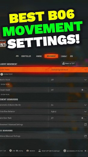 The *BEST* Black Ops 6 MOVEMENT Settings #bo6 #blackops6 #blackops #Area99 #CallOfDutyblackops6 #BlackOps6Zombies #bo6settings | Ryda