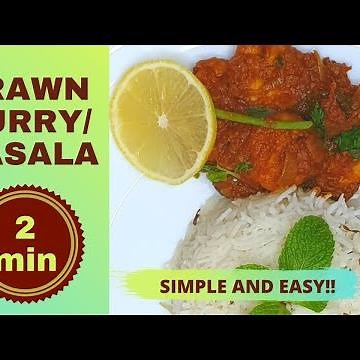 Indian Prawn Curry/Masala | Learn in 2 min | AUTHENTIC, TRADITIONAL STYLE | Quick and Tasty Recipe