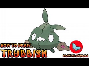 How To Draw Trubbish Pokemon | Drawing Animals