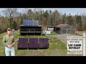 Off-Grid Log Cabin Retreat | Maine Real Estate