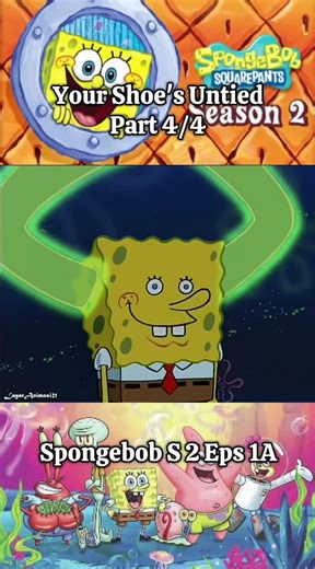Spongebob Musim 2: Mengikat Tali Sepatu yang Lucu