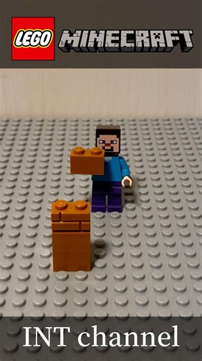 A stop-motion re-creation of Minecraft with Lego! マイクラをLEGOで再現⛰️⛏️