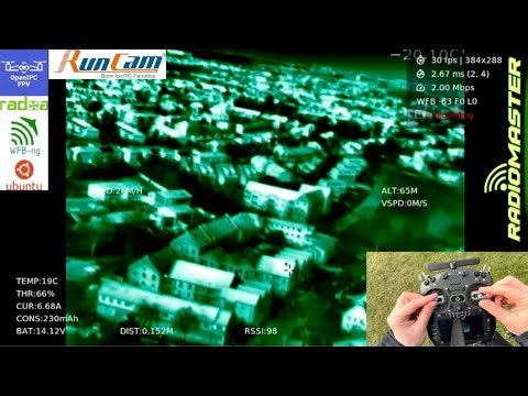 OpenIPC RunCam WifiLink Dual cam Thermal Drone - Colour Palettes switch with Radiomaster TX16S MK3