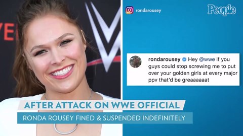 Ronda Rousey Suspended Indefinitely from WWE After Attacking an Official at SummerSlam