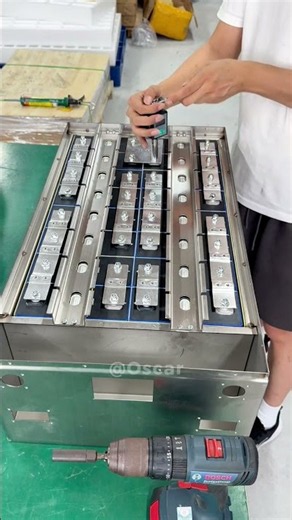 24V 16KWh Lithium Battery Production Process | Energy Storage Pack Build