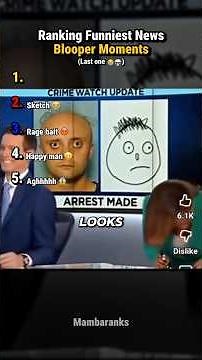 Ranking funniest news bloopers