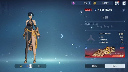 Solo Leveling Arise Seo Jiwoo build guide: Best artifacts, weapons, and more