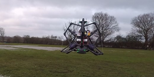 Six Degrees Of Freedom Omnicopter With Ardupilot