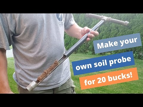 How to make a soil probe for $20 with basic pipe parts (a must for great lawns!)