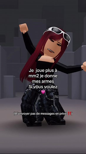 Je donne mes armes dans mm2 sur Roblox