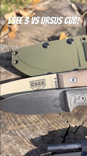 Esee 3 vs Ursus Cub! Battle for EDC Supremacy!!