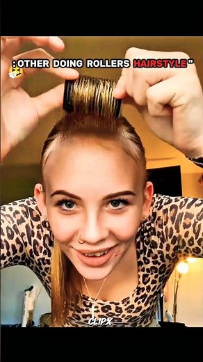 Other Doing Rollhair😱The Last On 💀♾️#shorts #trending #explore #tutorial #hairstyle #hair #beauty