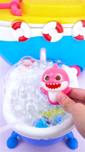 Pinkfong Baby Shark Bumbble Bathtub ASMR Unboxing Miniature | Satisfying Toy Play