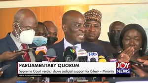 5.7K views · 94 reactions | #NhyiraUpdates Verdict on Parliamentary quorum shows judicial support for Akufo-Addo’s E-Levy – Minority The Minority has taken strong exception to a verdict delivered over the ability of a Deputy Speaker to contribute to voting in Parliament and its link to the controversial E-Levy. #LikeCommentShare | Nhyira 104.5 FM | Facebook