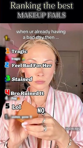 Ranking the Best Makeup Fails 💄😂 #hilariousfails #funny