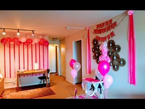 DIY | First Birthday Decoration Ideas | at Home
