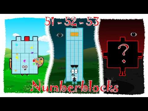 My Sprunki OC: 51, 52 and 53 (Remake) | From Numberblocks #sprunki #numberblocks #incredibox