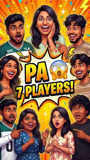 PA Letter Challenge 😱 | 7 Players Funny Game!” #challenge #letterchallenge #gamechallengeathome #fun