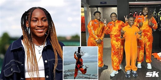 "Jumping into the New Year" - Coco Gauff welcomes 2024 with bungee jump adventure alongside family ahead of ASB Classic title defense