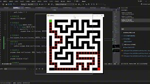 python生成迷宫，并寻路