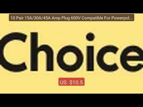 10 Pair 15A/30A/45A Amp Plug 600V Compatible For Powerpole Con... — Best Buy 2026 | Great Quality!
