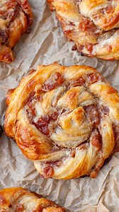 In full fall baking mood! The easiest and most delicious apple and cheese Danishes made with store-bought puff pastry dough, apple pie filling, and creamy cream cheese filling. These buttery and flaky apple pastries are an instant hit! They make for a great last-minute Thanksgiving dessert and are fantastic for fall! You’ll love the incredible combination of flavors and textures. Get all the recipe details on my website! https://tatyanaseverydayfood.com/easy-apple-cheese-danishes/ Ingredients: 2