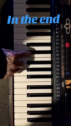 I have just been learning Linkin Park on keyboard #foryou #linkinpark #keyboard #tutorial #music