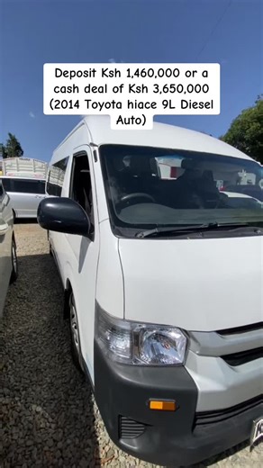 2014 Toyota Hiace 9L for Sale - Extremely Clean Condition