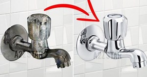 Clean And Restore Your Bathroom Taps With This Secret!