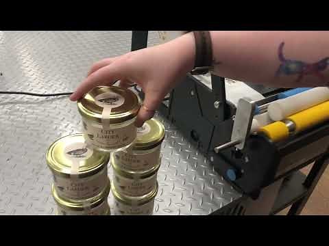Apply labels with tamper seals on Great Engineering's BenchMARK label applicator