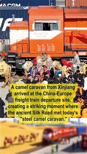 Camel bells meet train whistles in Zhengzhou