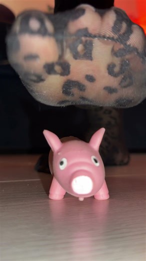 Are you a little pink pig? #foot #goddess #piggy #tights