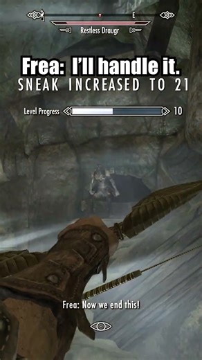 I became the side character #skyrim #gaming