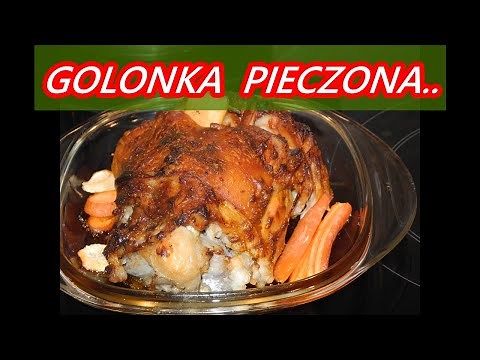 BOILED PORK KNUCKLE BAKED IN THE OVEN RECIPE #babciabozenkagotuje CRISPY JUICY DELICIOUS🧡no.360