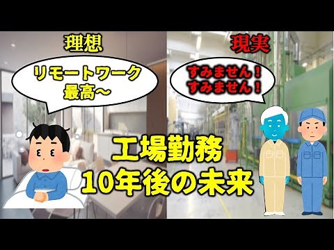 [Ideal and Reality] The Future of Factory Work [Production Technology]
