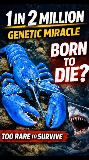 Blue Lobster: 1 in 2 Million… Born to Die? 🦞