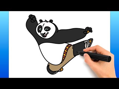 How To Draw Kung Fu Panda (Easy Drawing Tutorial)