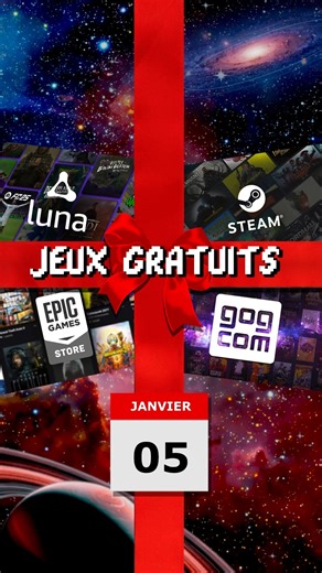 Dandy on Instagram: "JEUX GRATUITS (05/01/26) - Le recap' quotidien des jeux PC gratuits ! Si vous souhaitez soutenir l'émission et si vous ne voulez rater aucun épisode, pensez à vous abonner et à liker la vidéo, merci ! #freegames #jeuxgratuits #gaming #steam #epicgames #gog #luna Liste des jeux: https://store.steampowered.com/app/3180310/Billies_Wheelie/ https://store.steampowered.com/app/2468440/WestHalla/ https://store.steampowered.com/app/2694230/Shinobi_Saga/ https://store.steampowered.co