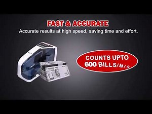 Best Mini Money Counting Machine | iBELL CM13-MI Portable Money Counter | Fast 600 Notes/Min