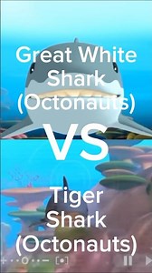 Great White Shark vs Tiger Shark Octonauts animal fight