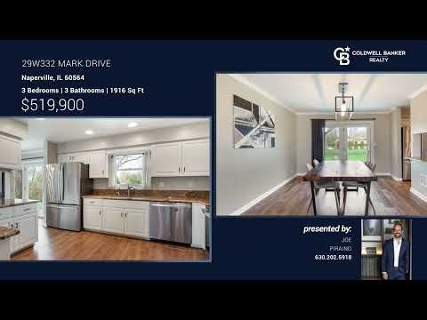 Joe Piraino|29W332 Mark Drive|Naperville, IL|ColdwellBankerHomes.com