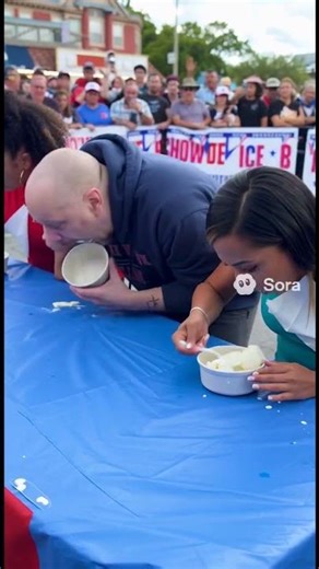 Winning The National Ice Cream Eating Contest