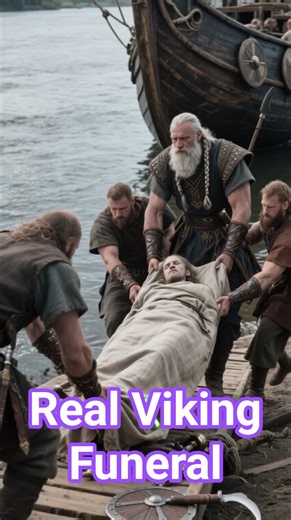 The Most Shocking Viking Funeral Ever Recorded #history #facts #realhistory #shorts #viral