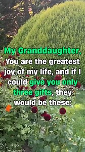 My Granddaughter, you are the greatest joy of my life | Keepsake Words