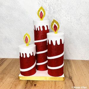 426K views · 2.7K reactions | Basta poco per realizzare delle finte candele natalizie con i tubi di patatine  | Mettiamoci All'Opera | Facebook